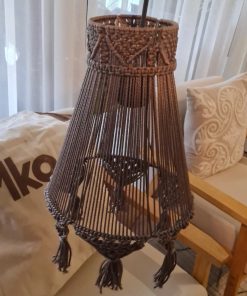 Lámpara macramé 1KO