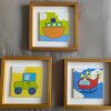 Cuadros con ilustraciones infantiles