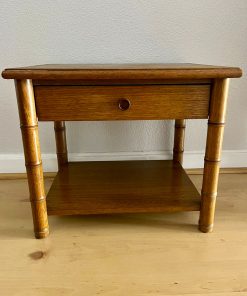 Velador antiguo patas estilo bamboo