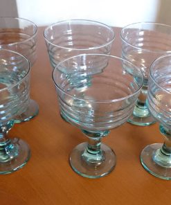 Copones vidrio verde esmeralda