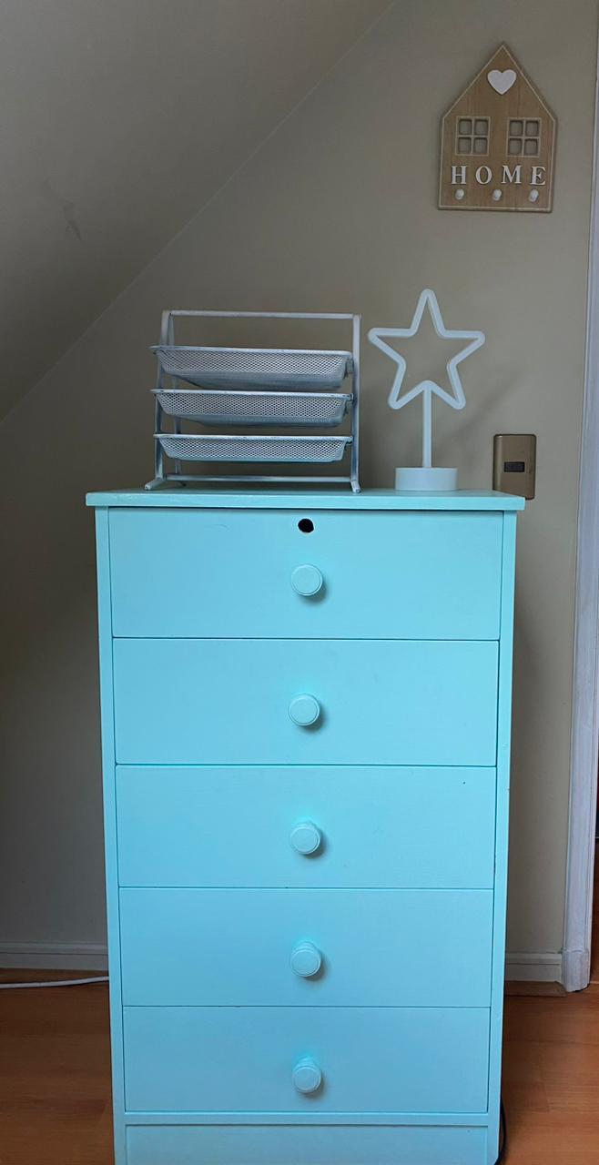 Cajonera verde agua 5 cajones Vende y compra artículos de segunda mano