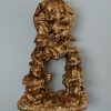 Figura decorativa dorado envejecido