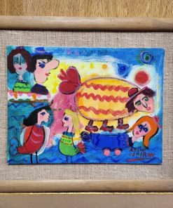 Acrílico en carton entelado de Sergio Vergara