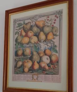 Cuadro lámina enmarcada peras