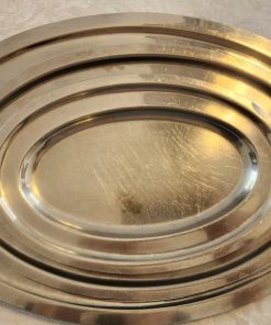 Set 3 bandejas acero inox