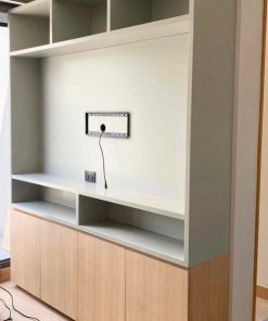 Mueble empotrado madera y MDF