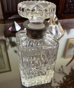 Botella antigua borde plaque y tallado