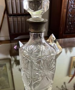 Botella antigua borde plaque y tallado