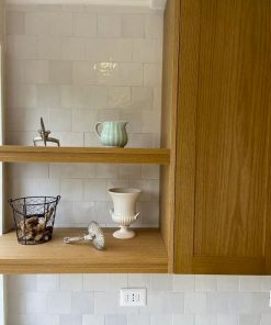 Ceramica muro Zellige gesso brillo