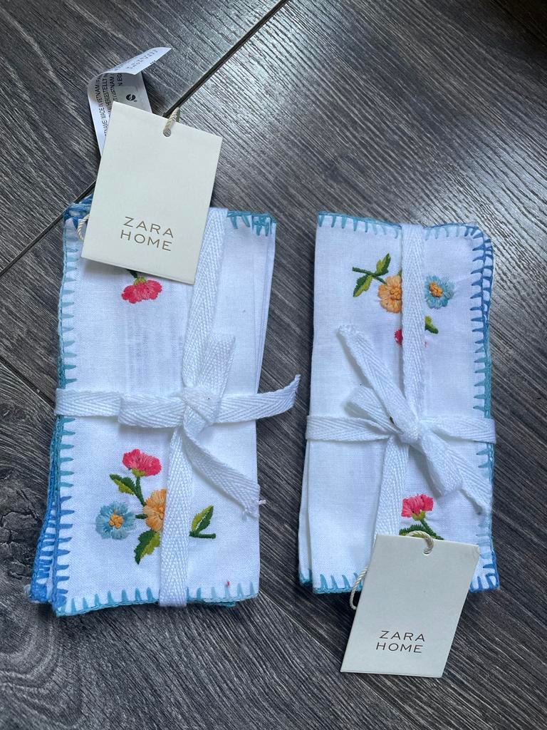 Servilletas bordadas Zara Home