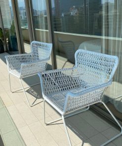 Sillas mimbre Ikea blancas