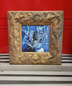 Acrílico sobre tela en marco antiguo