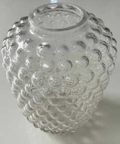 Florero vidrio con textura