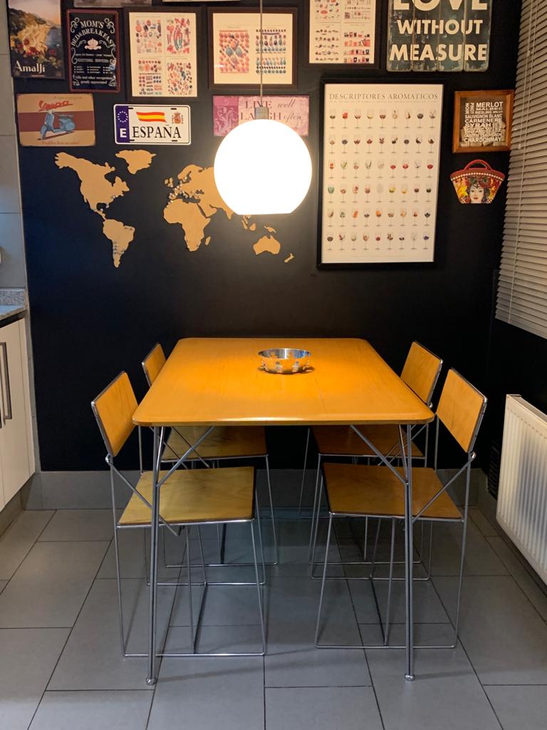 Juego comedor de diario con 4 sillas - Imagen 2