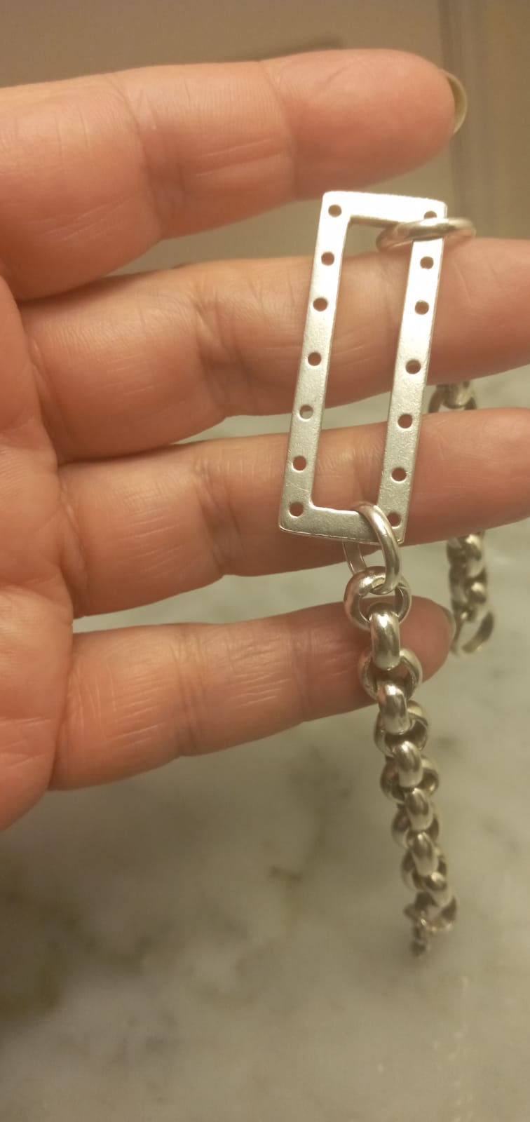 Pulsera plata 950 maciza - Imagen 4