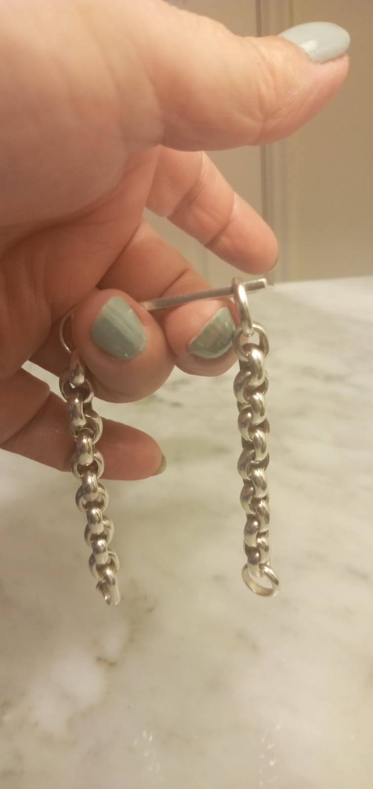 Pulsera plata 950 maciza - Imagen 2