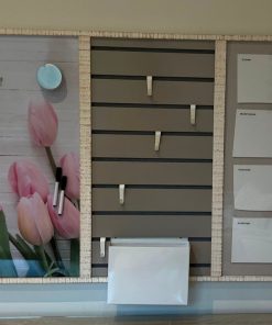 Pizarra Imán-Plumón Marquería Azul