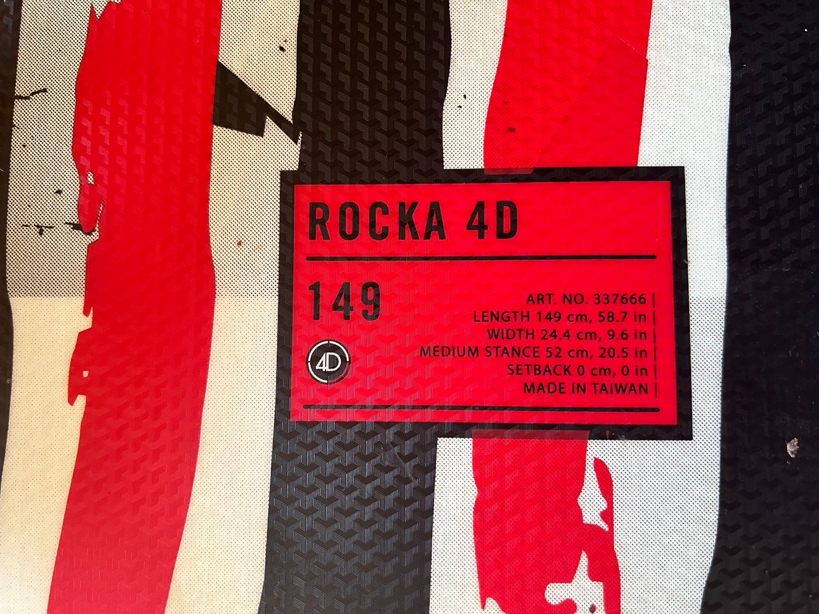 Tabla snowboard Rocka 4D - Imagen 2