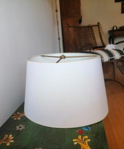 Pantalla redonda blanca