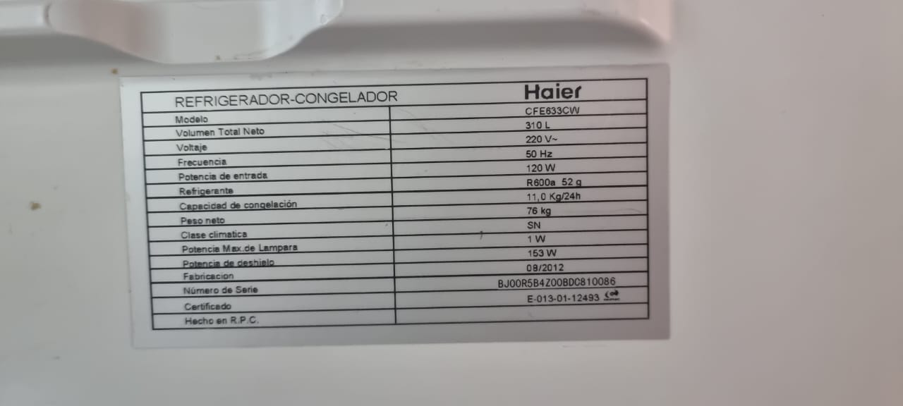 Refrigerador Haier 300 lt - Imagen 6