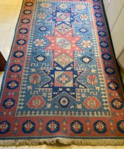 Alfombra Kelim de lana gruesa