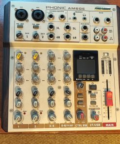 Mixer de audio Phonic USB AM6GE