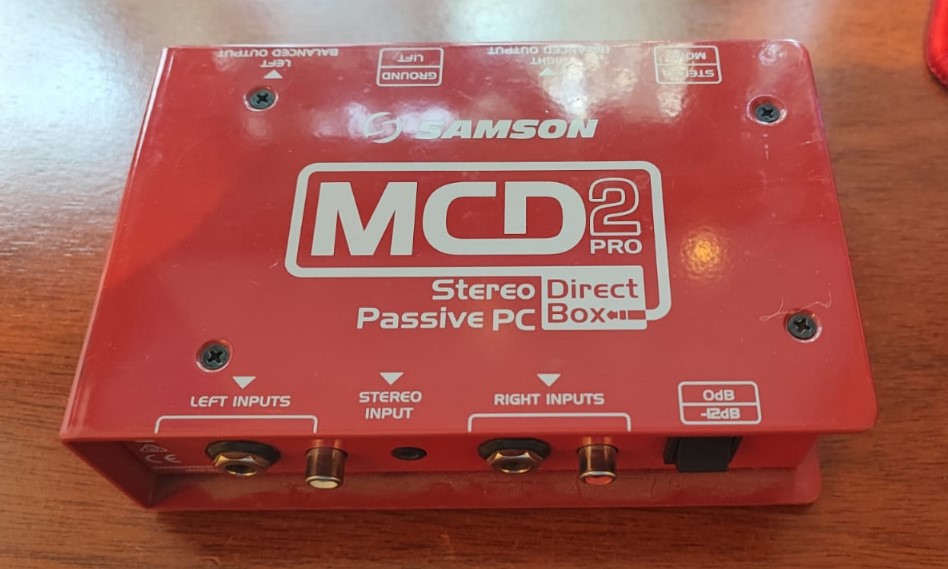 Caja directa estéreo Samson MCD2PRO