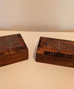 Cajitas joyero madera y nácar