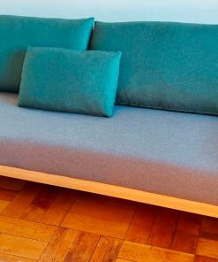 Futón Florida verde/gris