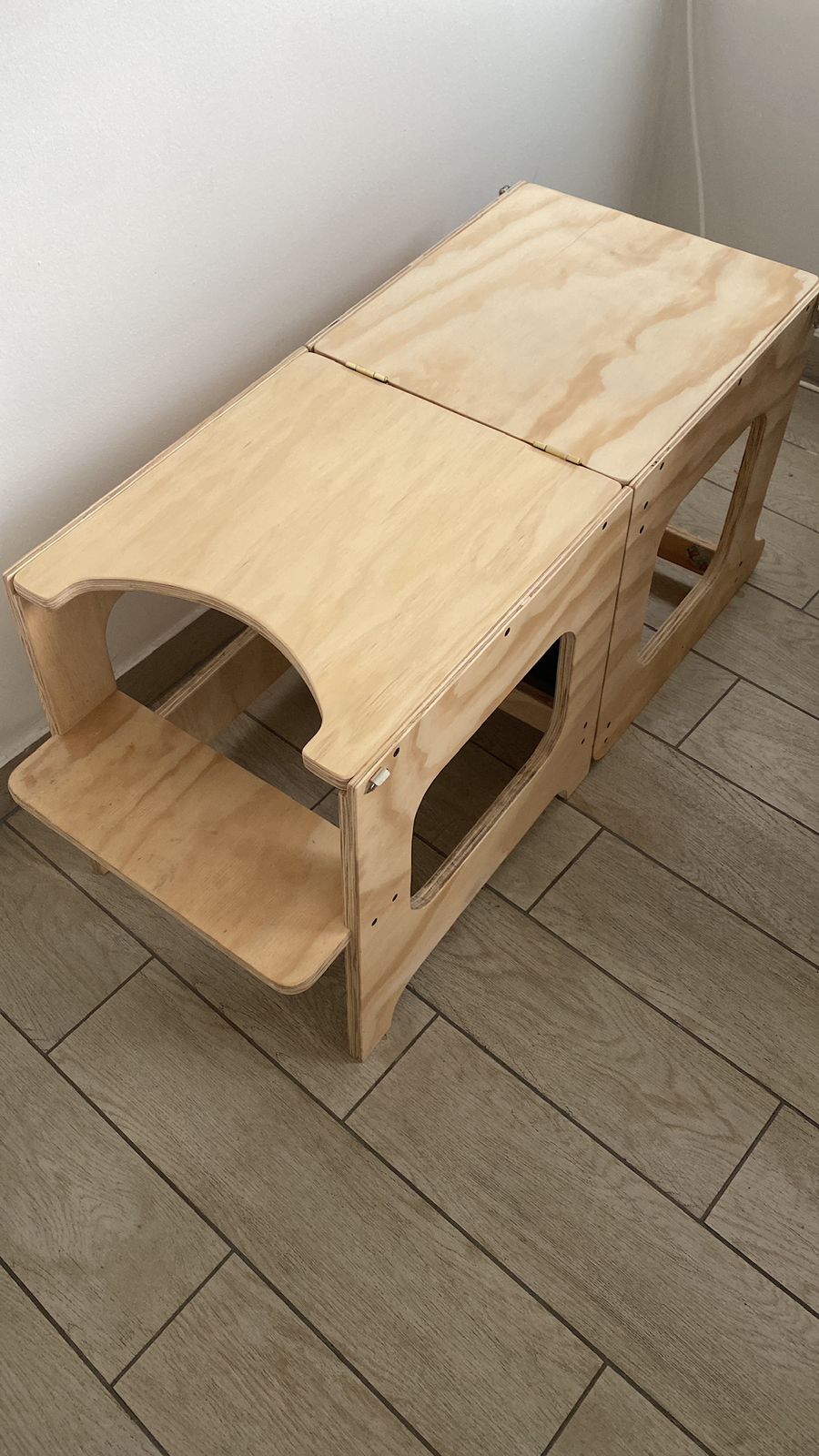 Torre de aprendizaje Montessori Wood Fan - Imagen 2