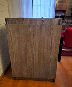 Mueble vanitorio color humo