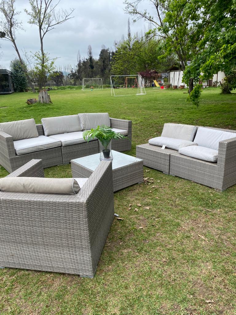 Juego terraza pvc 7 piezas Out Zen