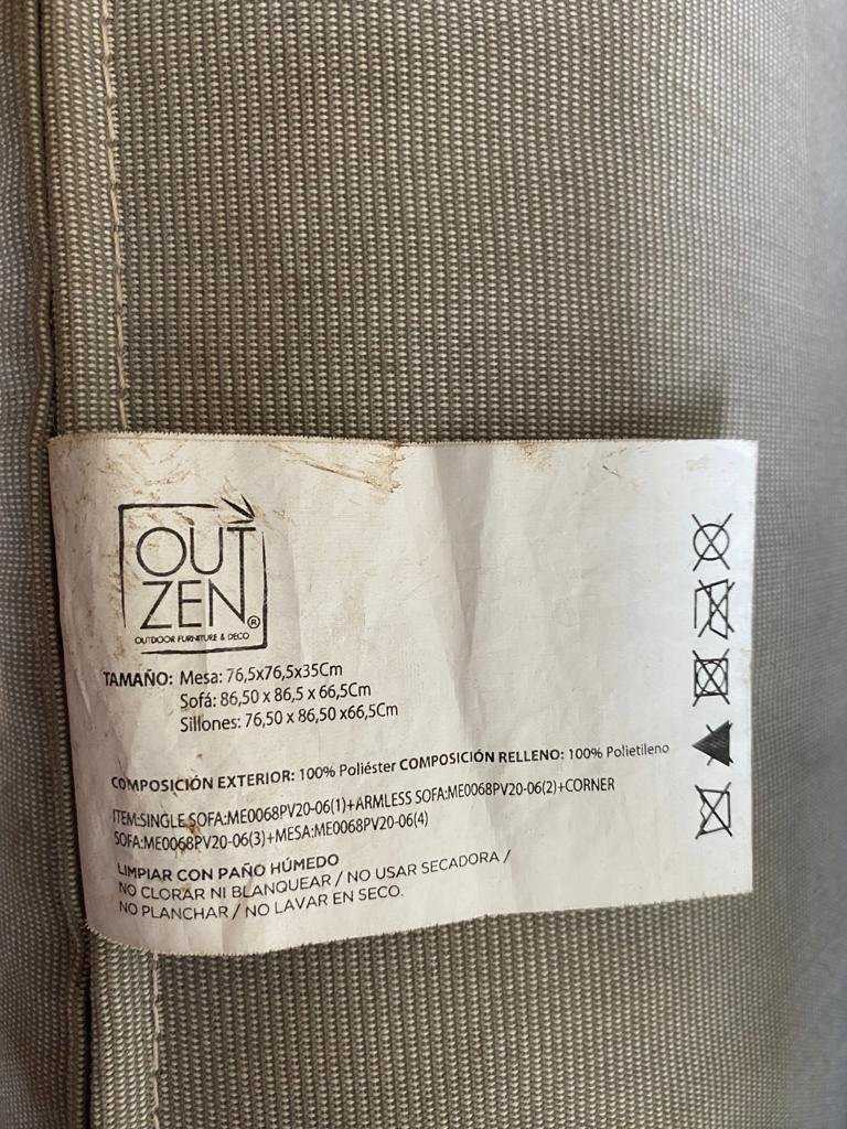 Juego terraza pvc 7 piezas Out Zen - Imagen 3