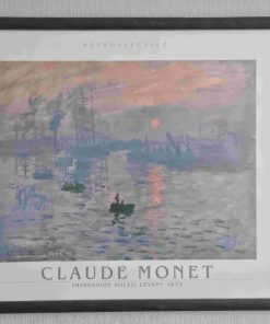 Cuadro Impresión, sol naciente de Monet