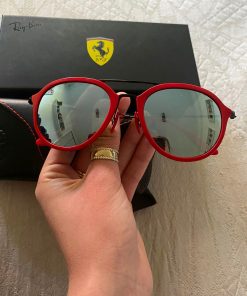 Lentes de sol Rayban Ferrari rojos
