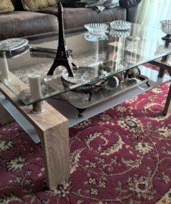 Mesa de centro vidrio templado