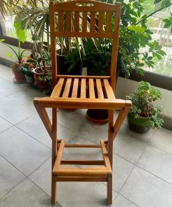 Silla plegable de teca