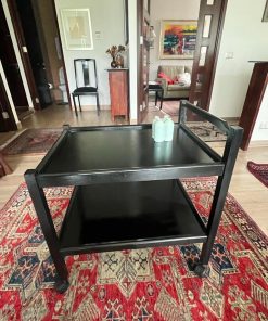 Mesa bar madera color negro