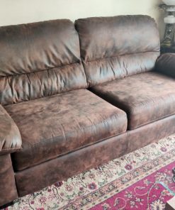 Sofá cuerina 3 cuerpos Rosen Oxford