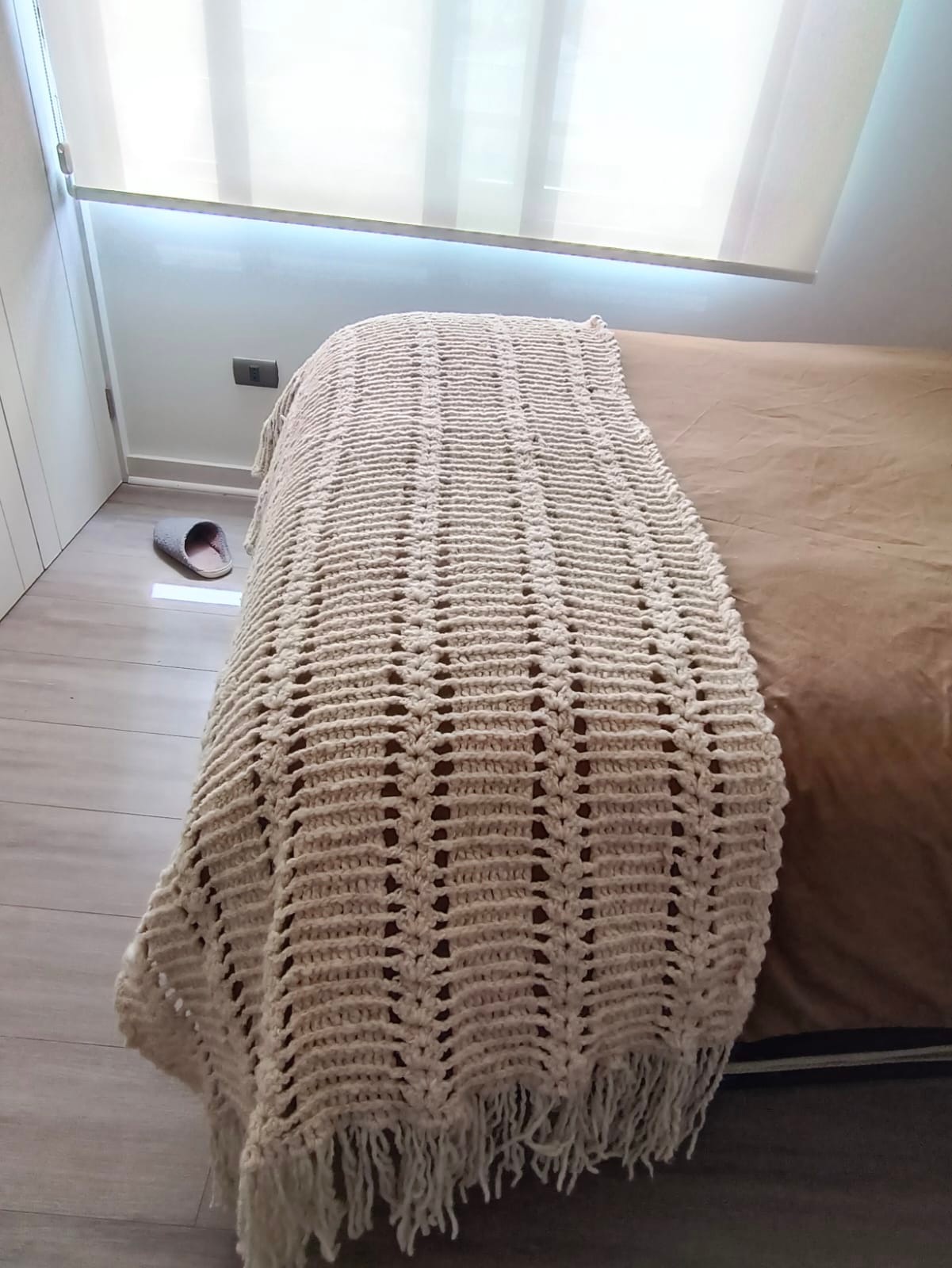 Manta artesanal tejida a mano