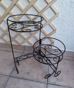 Soporte de macetas doble