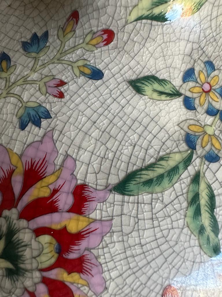 Botellón floral craquelado - Imagen 3