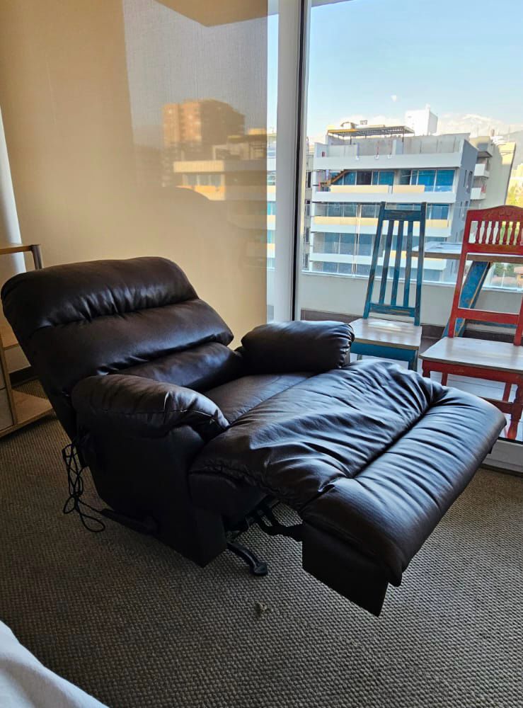 Bergere reclinable con masajeador