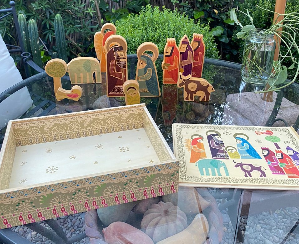 Pesebre de madera