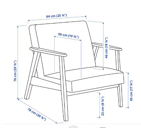 Sitial beige Ikea - Imagen 4