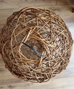 Lámpara de techo mimbre