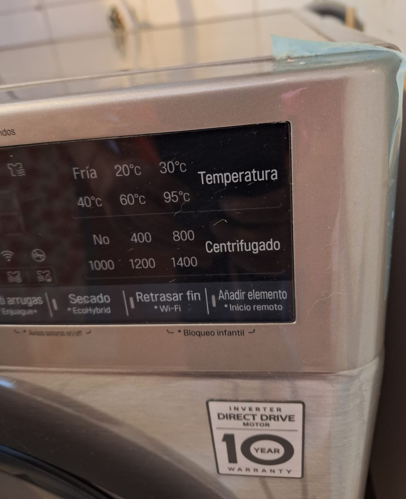 Lavadora secadora LG 12/7 KG - Imagen 3