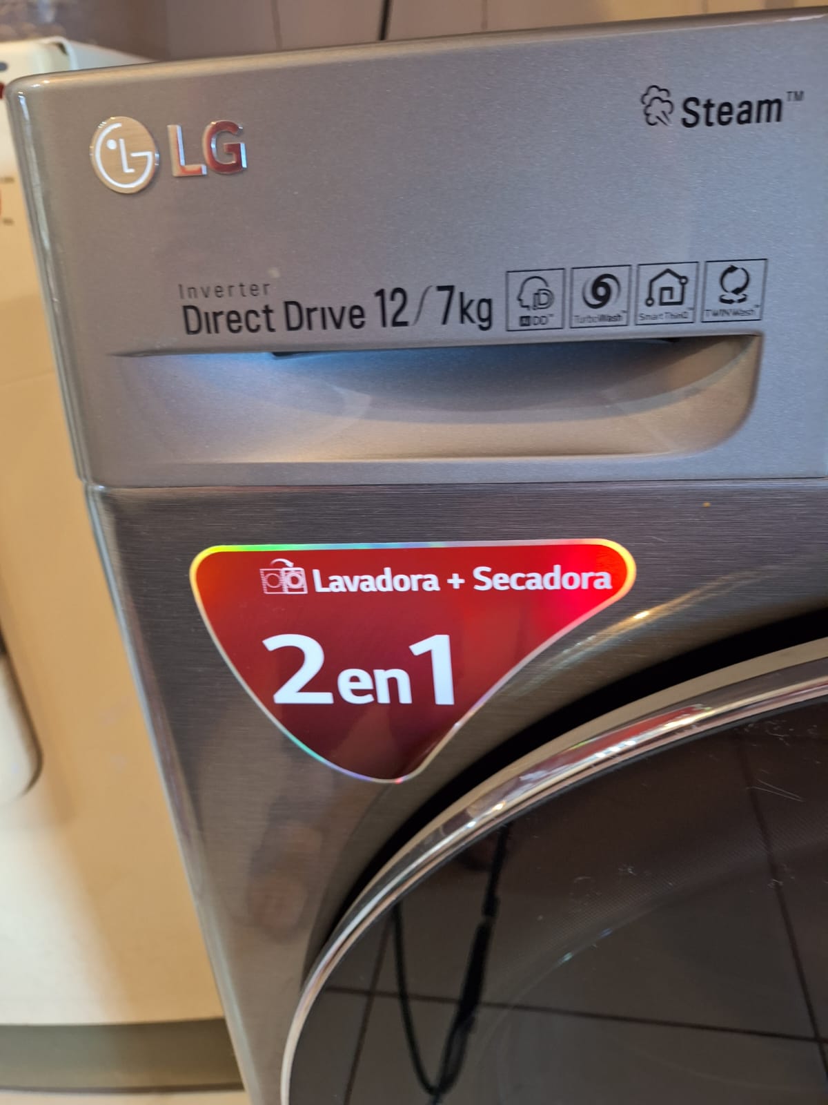 Lavadora secadora LG 12/7 KG - Imagen 5