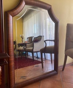 Espejo biselado marco madera