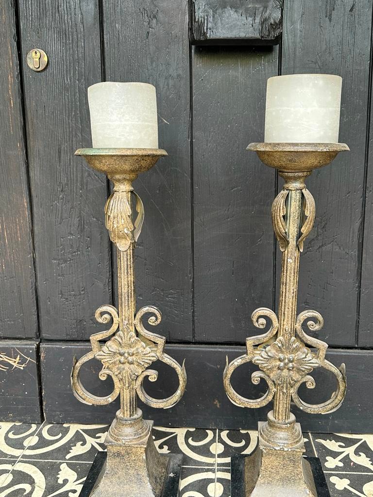 Candelabros con portavela Time of Interiors